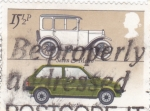 Stamps United Kingdom -  coche de época-