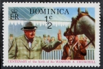 Stamps : America : Dominica :  W. Churchill