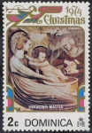 Stamps Dominica -  Navidad 1974