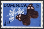 Stamps : America : Dominica :  Mariposas
