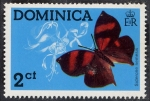 Stamps Dominica -  Mariposas