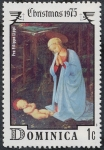 Stamps Dominica -  Navidad 1975