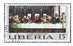 Sellos de Africa - Liberia -  493 - La Última Cena