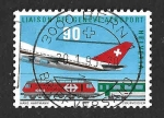 Stamps Switzerland -  806 - Aeropuerto de Ginebra