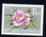 Stamps Austria -  serie- Flores