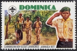 Stamps : America : Dominica :  Boy Scouts