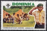 Stamps Dominica -  Boy Scouts