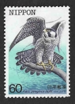 Stamps Japan -  1542 - Halcón Peregrino