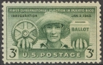 Stamps United States -  Elecciones en Puerto Rico
