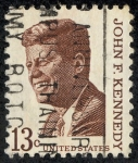 Stamps United States -  J.F. Kennedy