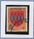 Stamps Jersey -  Escudos d' l' Familias nobles d' Jersey: De Carteret