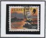 Stamps Jersey -   faro de Corbière