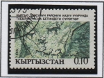 Stamps : Asia : Kazakhstan :  Petroglifos