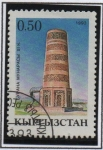 Stamps : Asia : Kazakhstan :  Torre de Burana del siglo XI