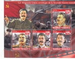 Stamps Madagascar -  LOS DIRIGENTES UNIÓN SOVIÉTICA SEGUNDA GUERRA MUNDIAL
