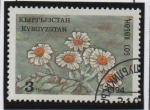 Stamps : Asia : Kyrgyzstan :  Flores: Crisantemos