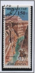 Stamps Kyrgyzstan -  Maravillas Naturales d' Mundo.  Gran Cañon