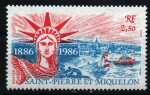 Sellos de America - San Pierre & Miquelon -  Centenario Estatua de la Libertad