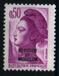 Stamps San Pierre & Miquelon -  serie- Libertad de Galdon