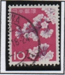 Stamps Japan -  Flores d' Cerezo