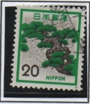 Stamps Japan -  Pinos