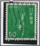 Sellos de Asia - Japn -  Nyoirin Kannon d' Chuguji