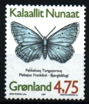 Stamps Greenland -  serie- Mariposas