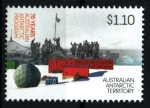 Stamps Australian Antarctic Territory -  serie- 75 aniv. proyecto antartico