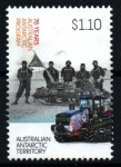 Stamps Oceania - Australian Antarctic Territory -  serie- 75 aniv. proyecto antartico