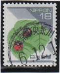 Stamps : Asia : Japan :  Mariquita de siete puntos
