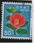 Stamps : Asia : Japan :  Camelia