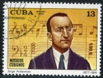 Sellos de America - Cuba -  Musicos Cubanos - Jorge Ankerman