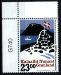 Sellos de Europa - Groenlandia -  Diseño de ahorro escolar de 1957