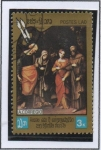 Stamps : Asia : Laos :  Pinturas por Correggio, Cuatro Santos
