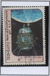 Stamps Laos -  Exploración Espacial: Luna 3