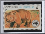 Sellos de Asia - Laos -  Marsupial, Wombat