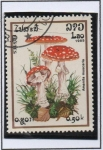 Stamps Laos -  Hongos; Amanita muscaria
