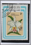 Stamps Laos -  Orquídeas, Cattleya