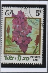 Stamps Laos -  Flores y Plantas