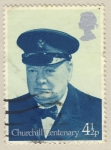 Sellos del Mundo : Europa : Reino_Unido : Birth Centenary of Sir Winston Churchill