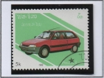 Stamps : Asia : Laos :  Automóviles, Renaul 5