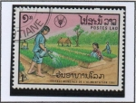  de Asia - Laos -  Dia mundial d' l' alimentación