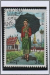 Stamps : Asia : Laos :  Trajes Regionales, Urbano