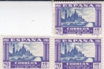 Stamps Spain -  XIX centenario de la Virgen del Pilar (48)