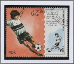 Stamps Laos -  Copa Mundial, Italia