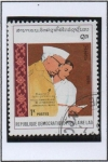 Sellos de Asia - Laos -  Jawaharlal Nehru