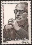 Stamps Spain -  ESPAÑA 2003 3992 Sello Nuevo Centenario Nacimiento Escritor Max Aub Retrato Michel3851