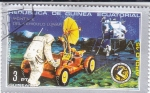 Stamps Equatorial Guinea -  APOLO 15 Montaje vehículo lunar