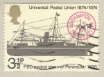 Stamps United Kingdom -  Centenary of the Universal Postal Union