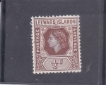 Stamps : Oceania : Leeward :  Reina Isabel II